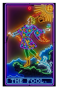 Neon Card Art